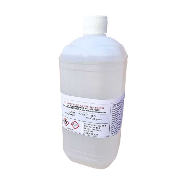 Acid acetic concentratie 80%, 1 kg