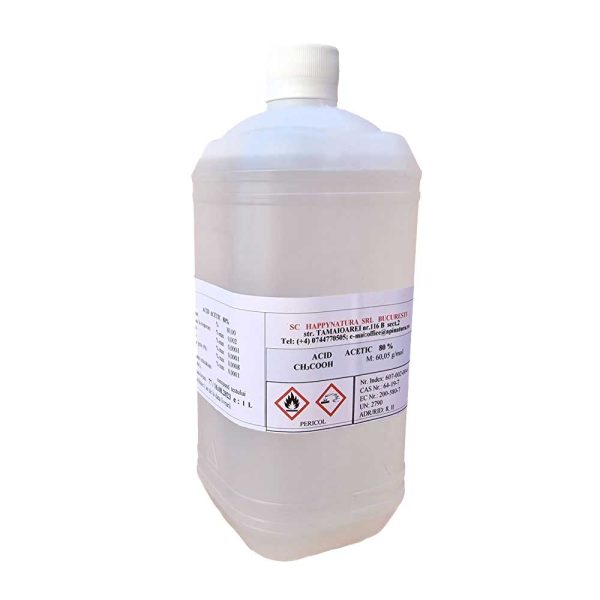 Acid acetic concentratie 80%, 1 kg