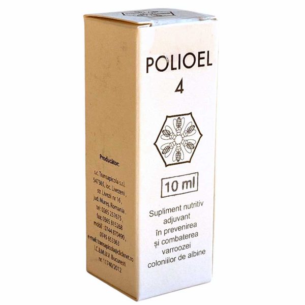 Polioel, extract de uleiuri esentiale pentru albine, 10 ml.