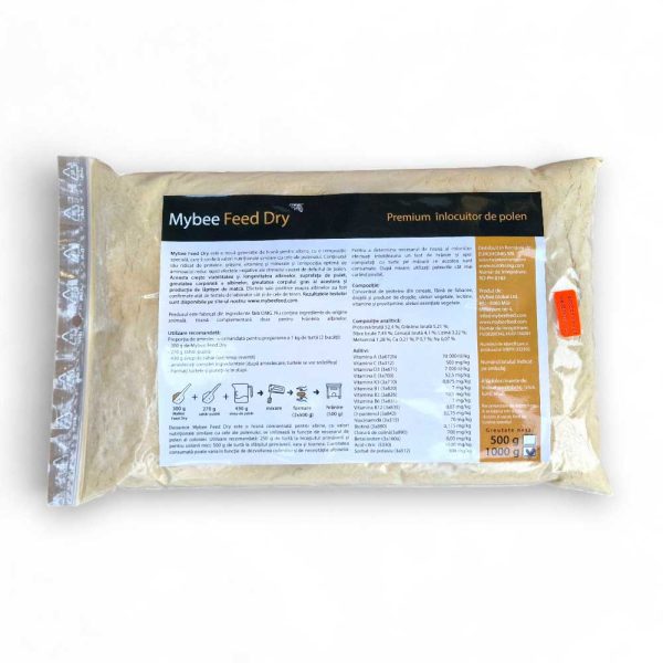 Inlocuitor polen pentru albine, proteina Mybee Feed Dry 1Kg